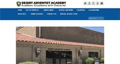 Desktop Screenshot of desertadventistacademy.org